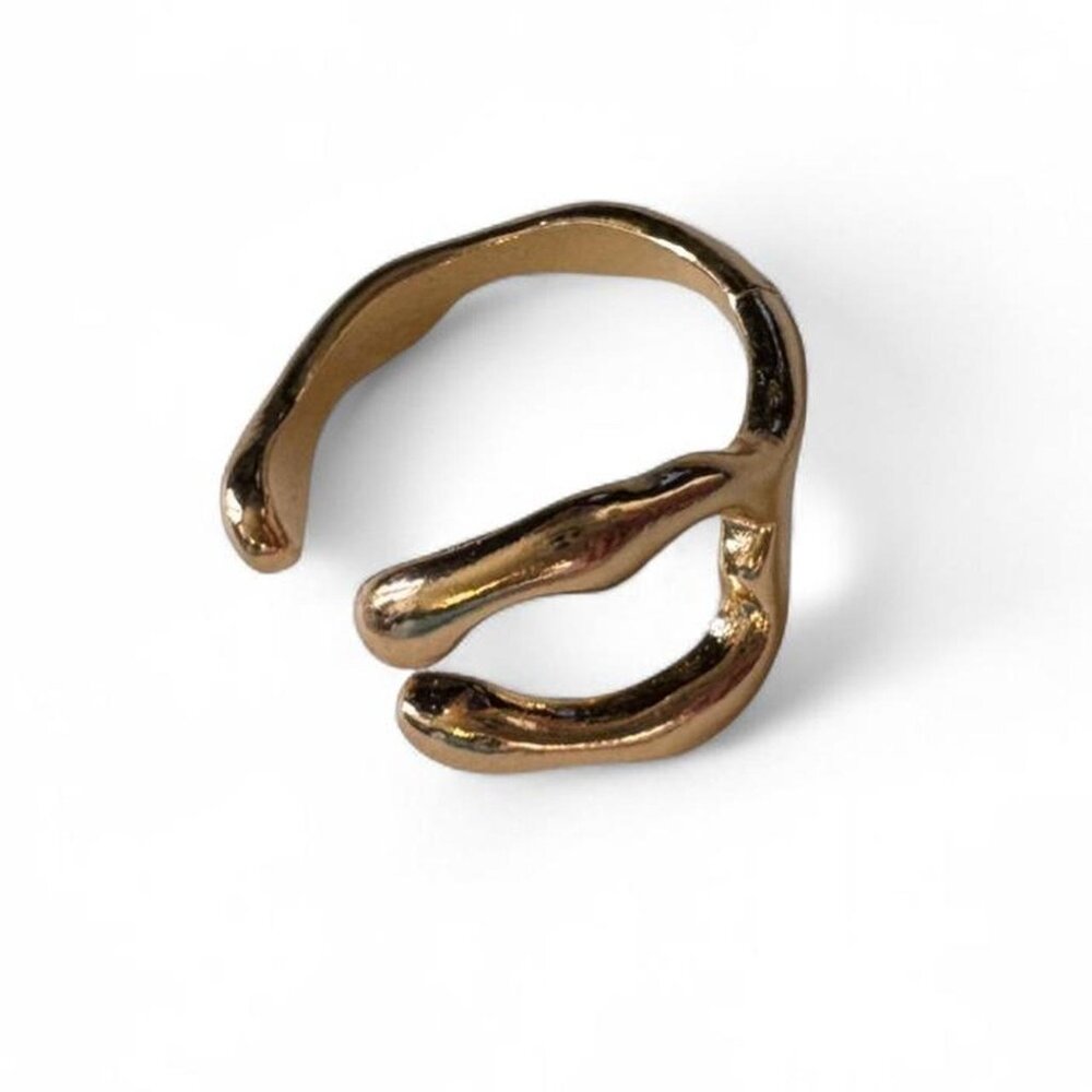 Size 7 Gold open ring #boho #festival #rings #y2k...